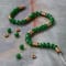 12 Pack: Green Glass Rondelle Beads & Spacers, 4mm by Bead Landing™